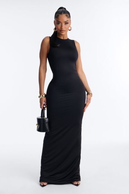 Fitted maxi dress