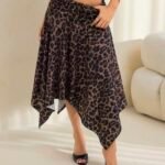 Wild Flow Asymmetric Skirt