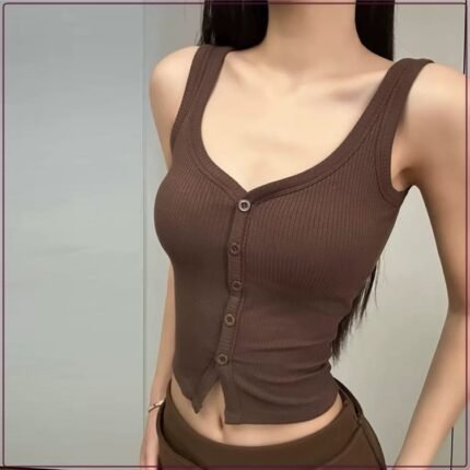 Sculpt Button-Up Cami