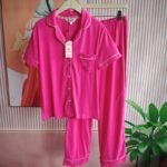 Water Satin-Style Short Pyjama Set