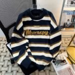 Retro Striped Oversized Sweater