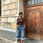 Vintage Distressed Denim Jorts