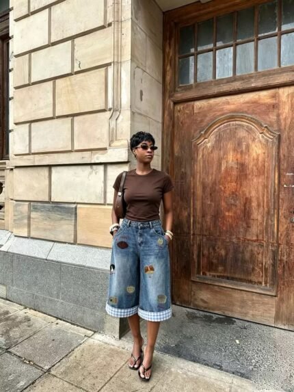 Vintage Distressed Denim Jorts