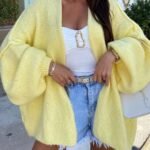 Oversized Fluffy Cardigan
