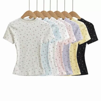 Ditsy Floral Fitted Tee