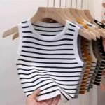 Striped Knit Tank Top