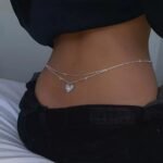 Rhinestone Heart Waist Chain ✨