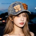 3D Bear Vintage Cap