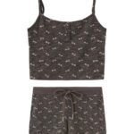 Bow-Knot Cami Shorts Set