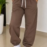 400g winter fleece joggers
