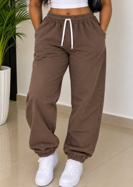 400g winter fleece joggers