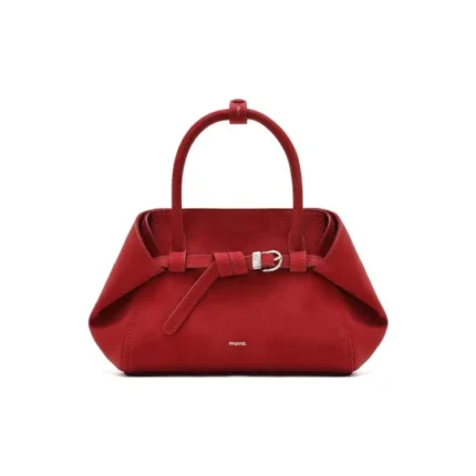Elara Suede-Look Boston Bag