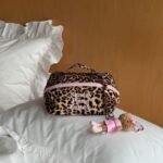 The Sunday Muse Leopard Print Makeup Bag – Brown