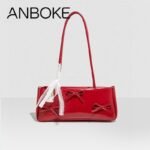 Roselle Bow Baguette Bag