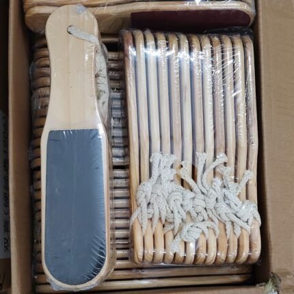 SoleGlow Double-Sided Wooden Foot File