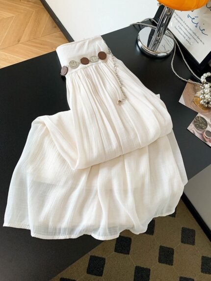 Aurelia Cloud Ruffle Top