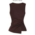 The Kaia Twist Sculpt Sleeveless Top