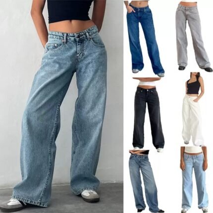 Marlow Cloud-Wash Wide-Leg Jeans
