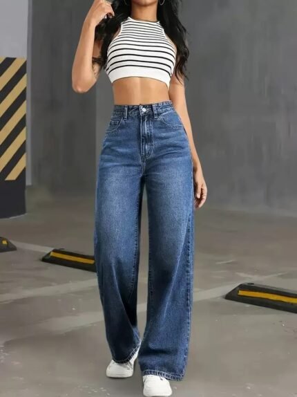 The Nova Street Wide-Leg Jeans