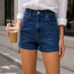 The Indigo Muse High-Waisted Denim Shorts