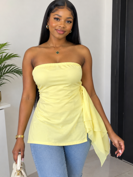 The Zivara Asymmetric Tube Top
